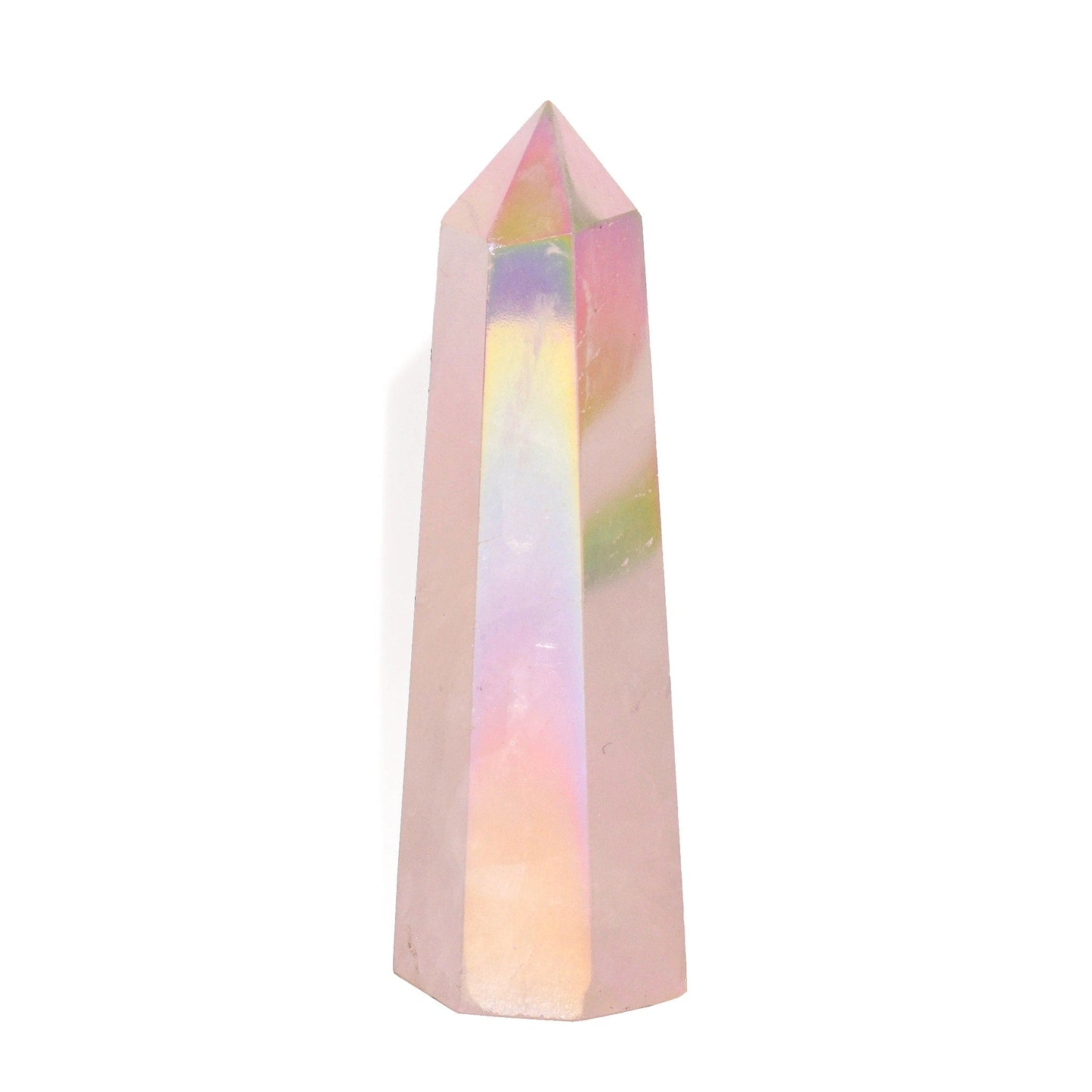 Buy Angel Aura Rose Quartz for the crystal of angelic connection.