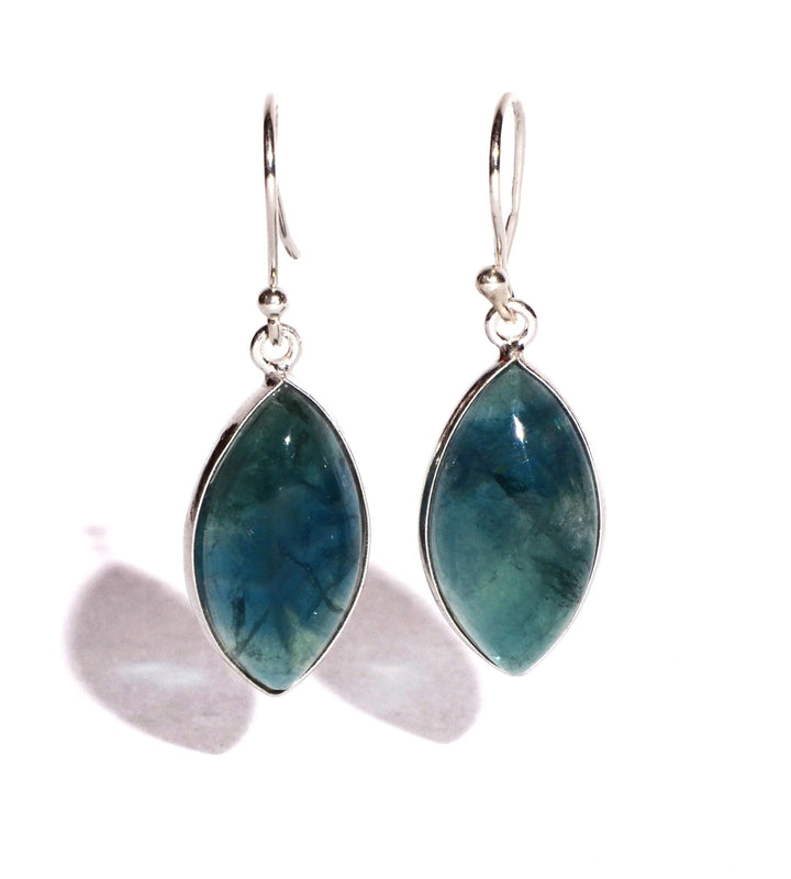 Fluorite Sterling Silver Earrings