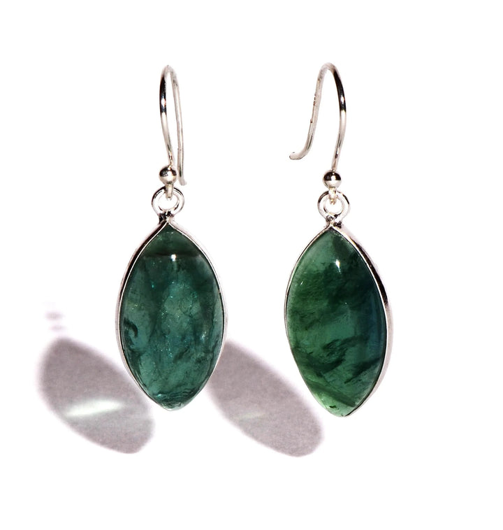 Fluorite Sterling Silver Earrings