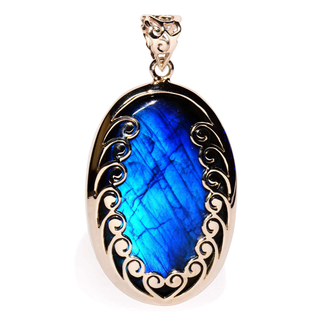 Labradorite Sterling Silver Pendant