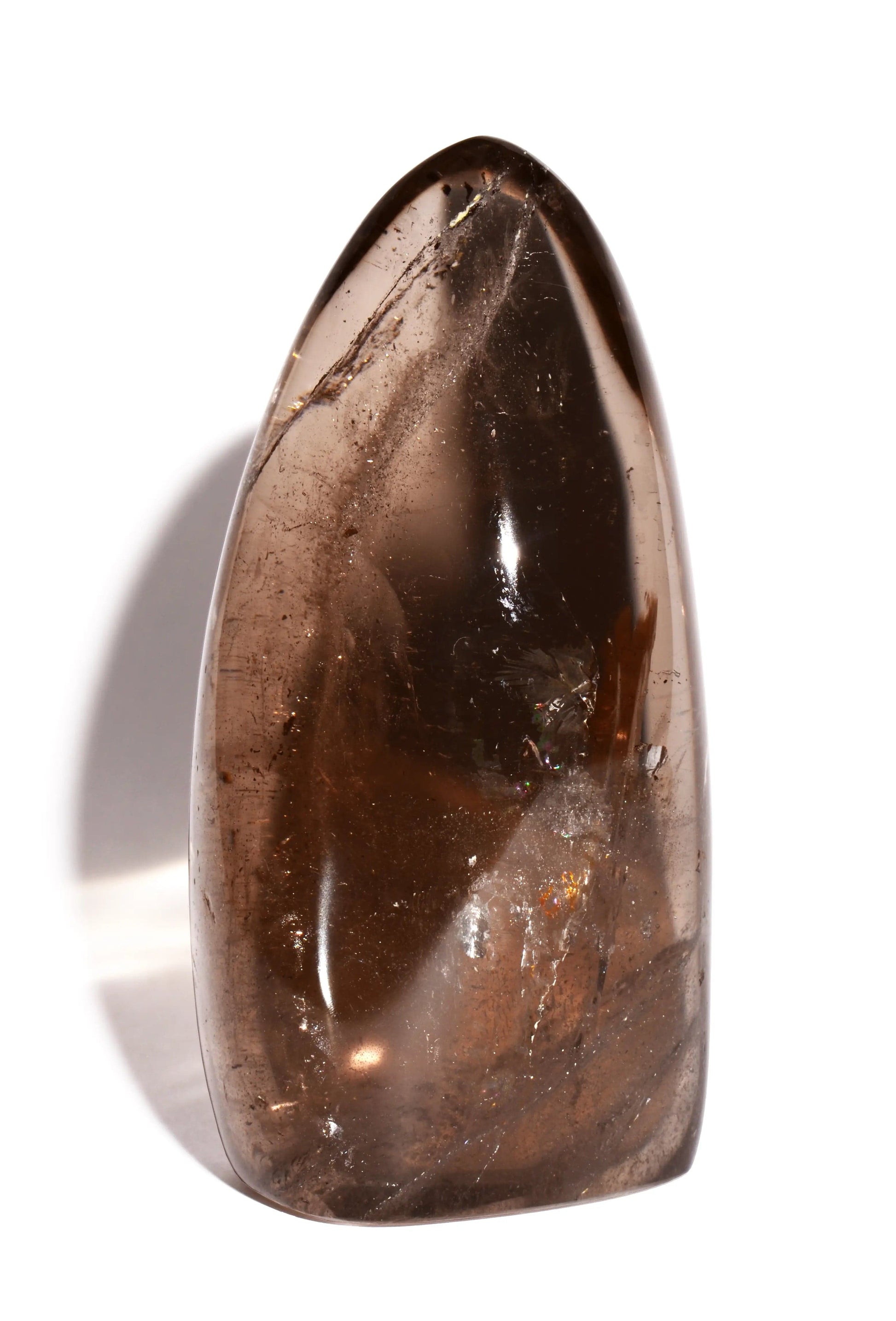 Smoky Quartz Polished Form - Flat Base