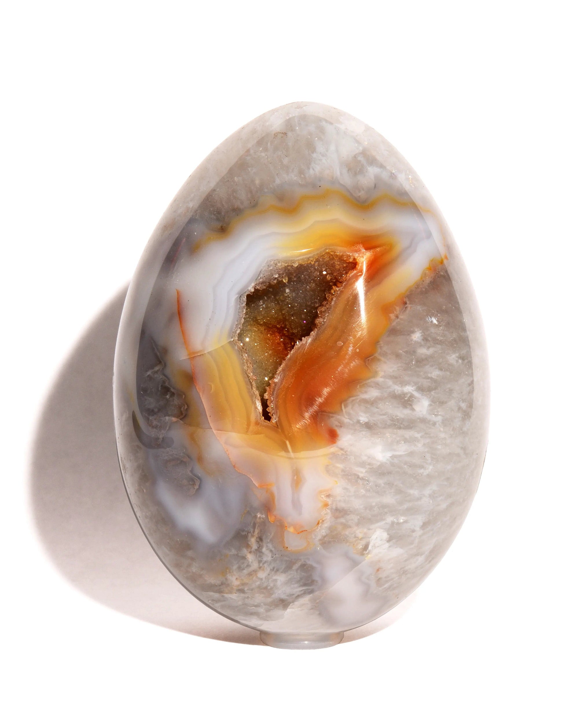 Dragon Agate Egg - Polished