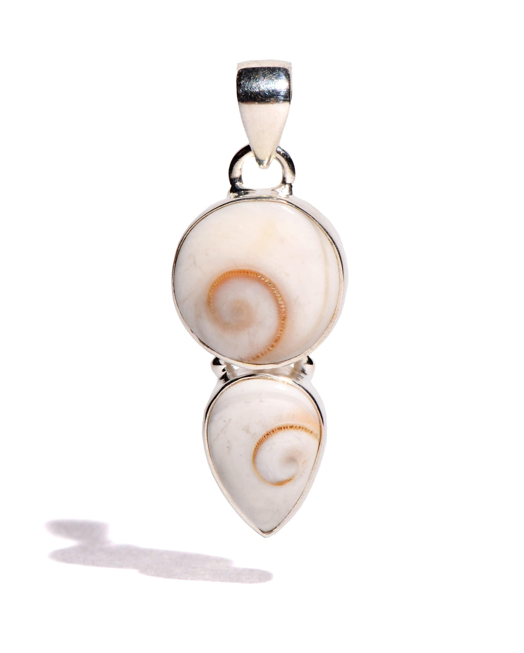 Shiva Shell Sterling Silver Pendant - Polished