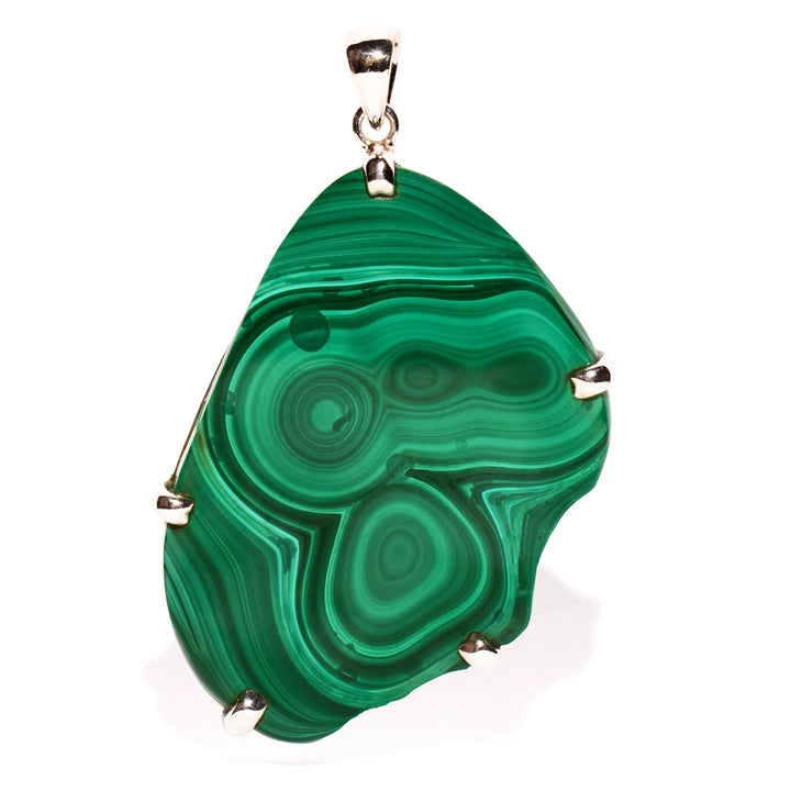 Malachite Sterling Silver Pendant