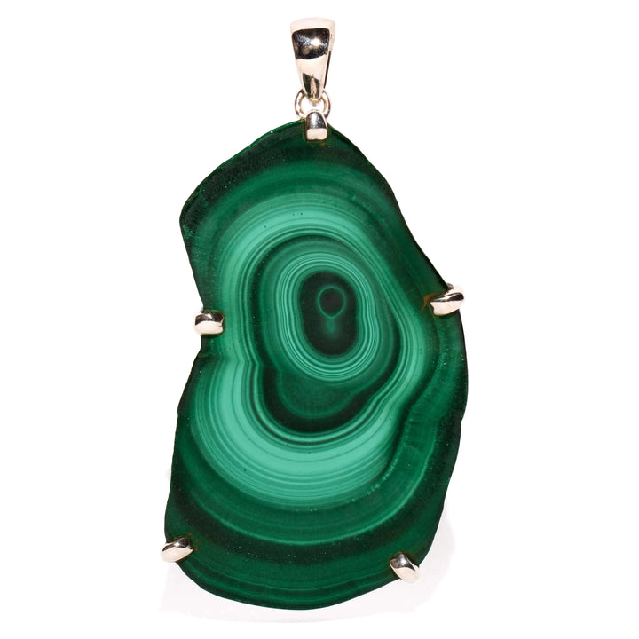 Malachite Sterling Silver Pendant