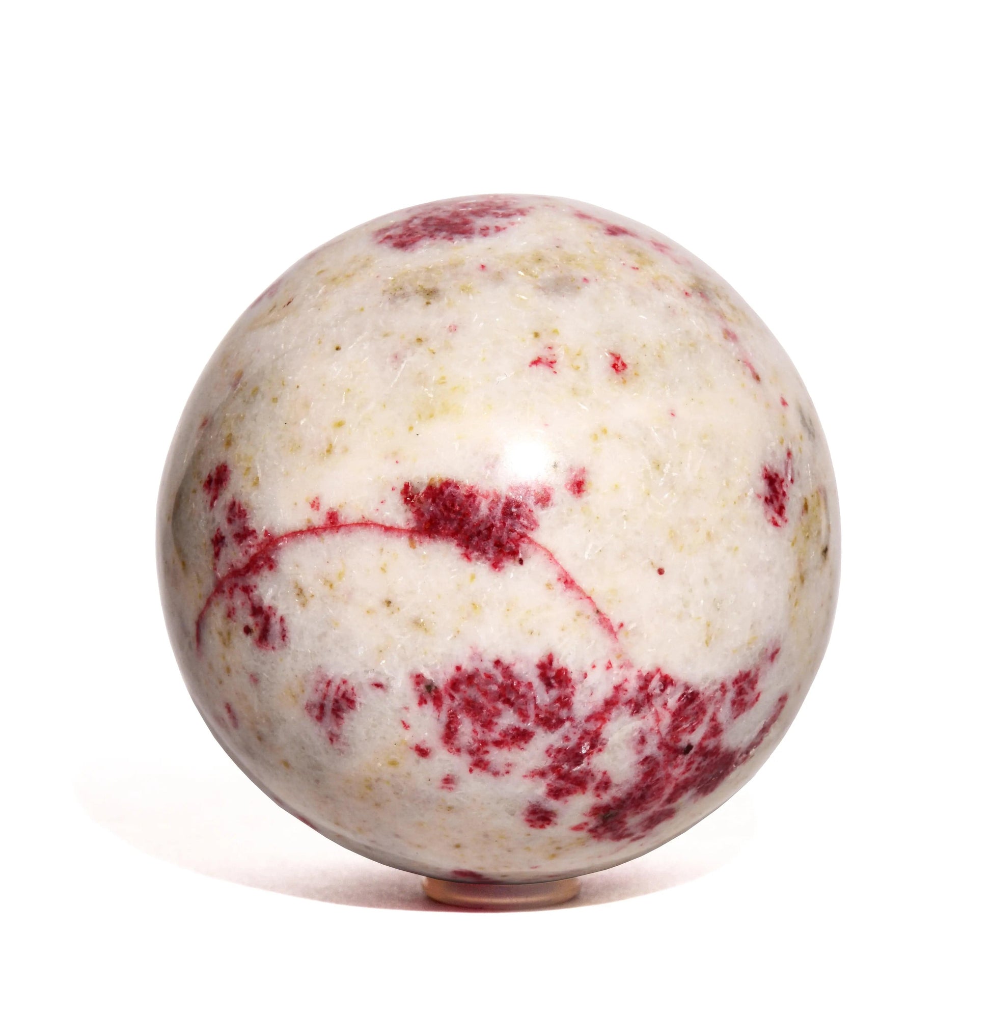 2.6 inch Diameter Cinnabar Sphere - Polished