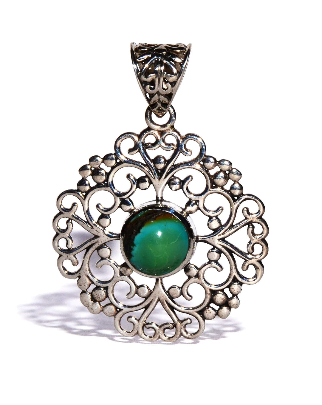 Turquoise Sterling Silver Pendant