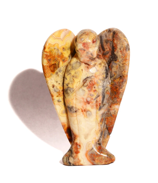 Yellow Lace Agate Angel