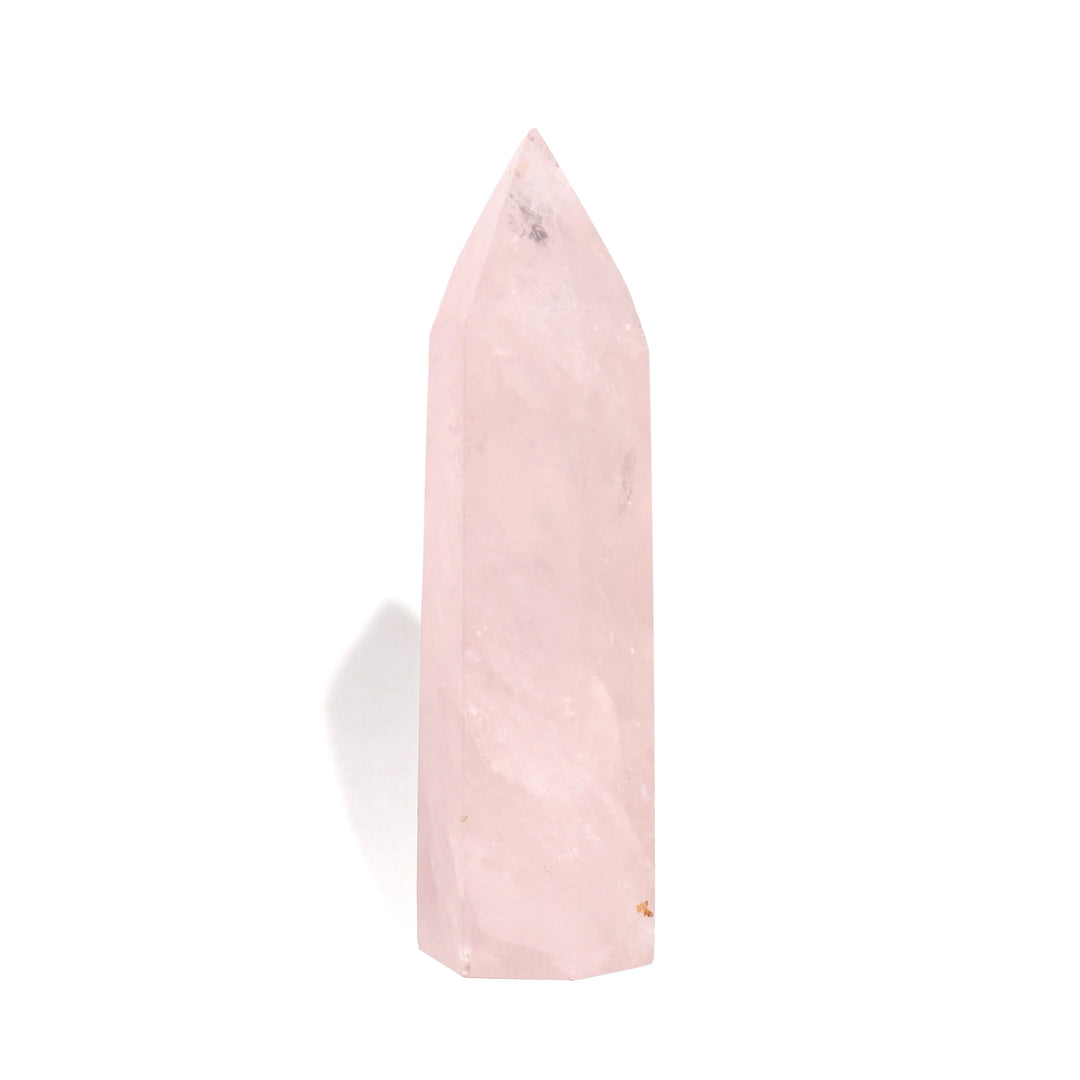 Rose Quartz Point - Polished - Flat Base