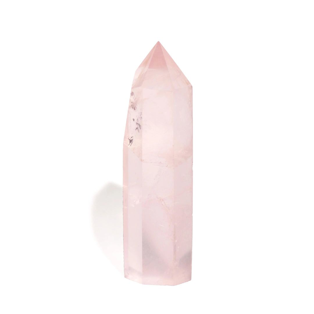 Rose Quartz Point - Polished - Flat Base