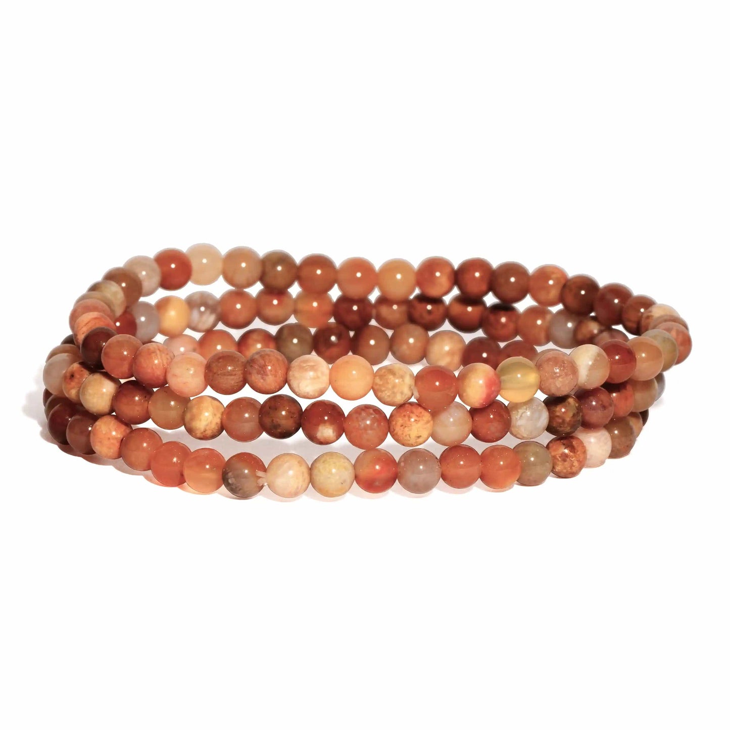 Coral Beaded Bracelet