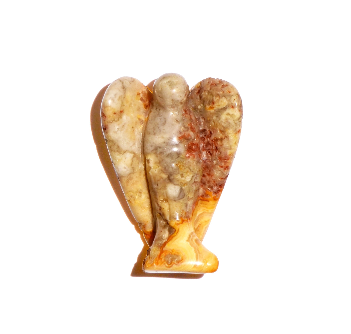 Yellow Lace Agate Angel