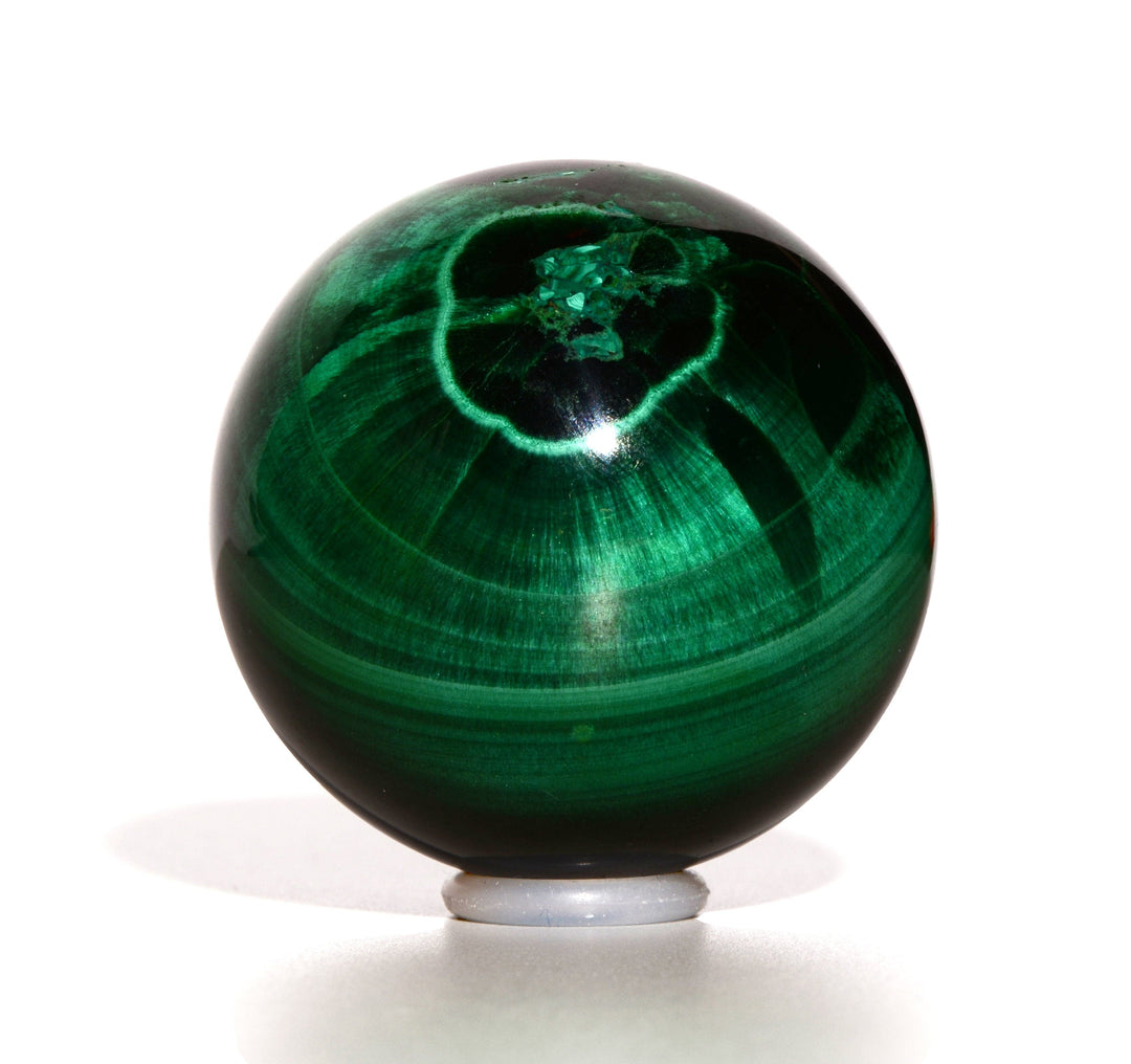 Malachite Sphere - Polished