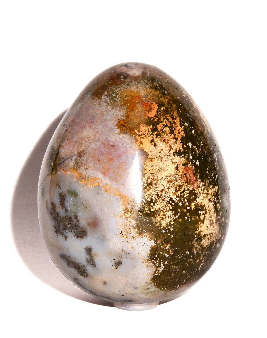 Ocean Jasper Egg - Polished