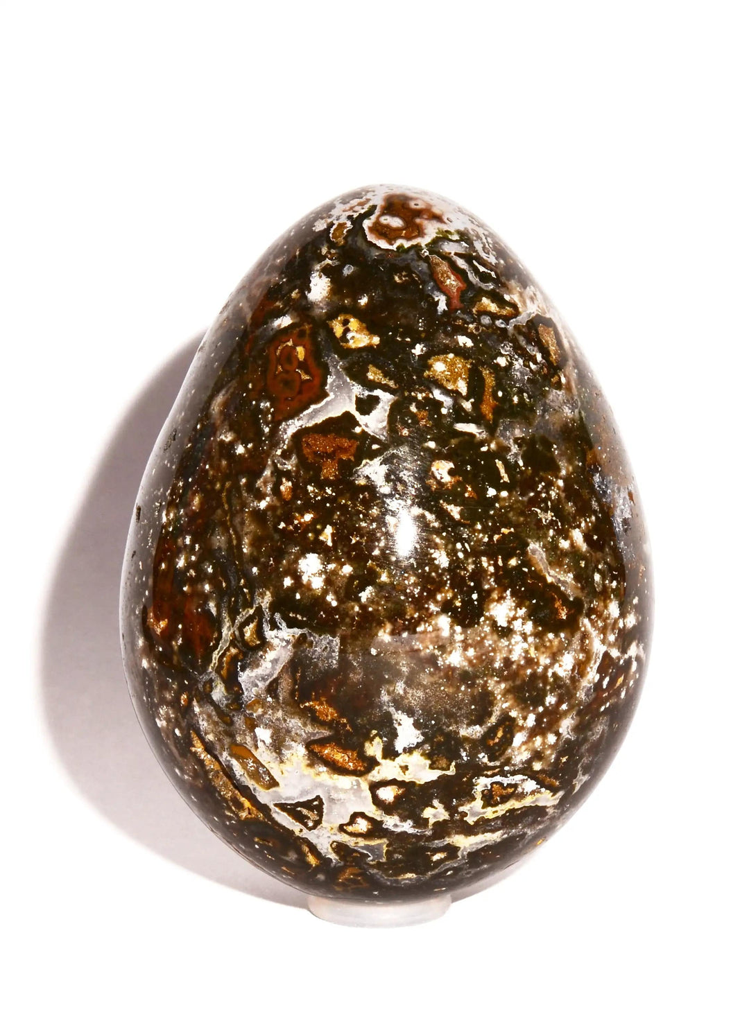 Ocean Jasper Egg - Polished