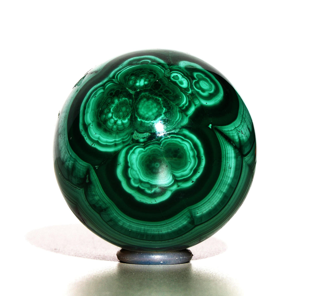 Malachite Sphere - Polished