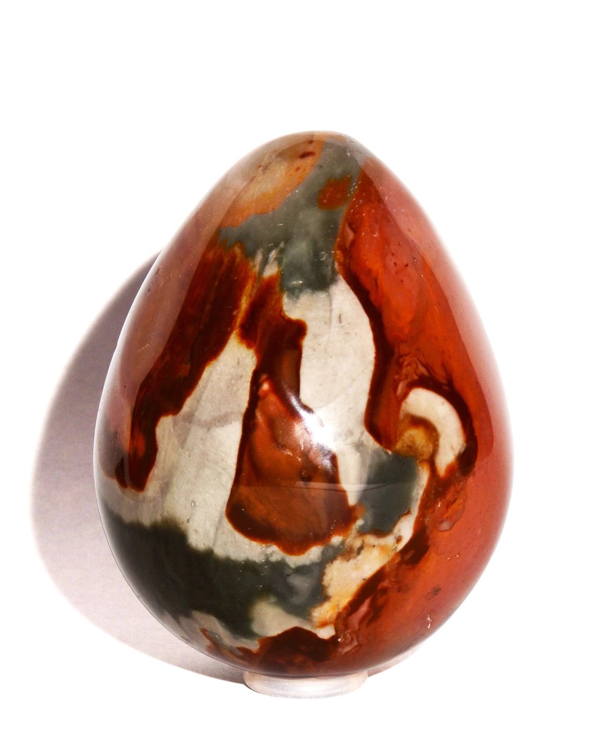 Fancy Jasper Egg - Polished