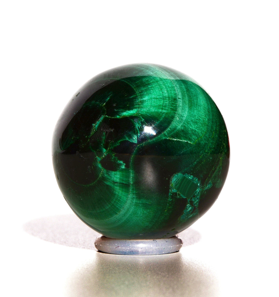 Malachite Sphere - Polished