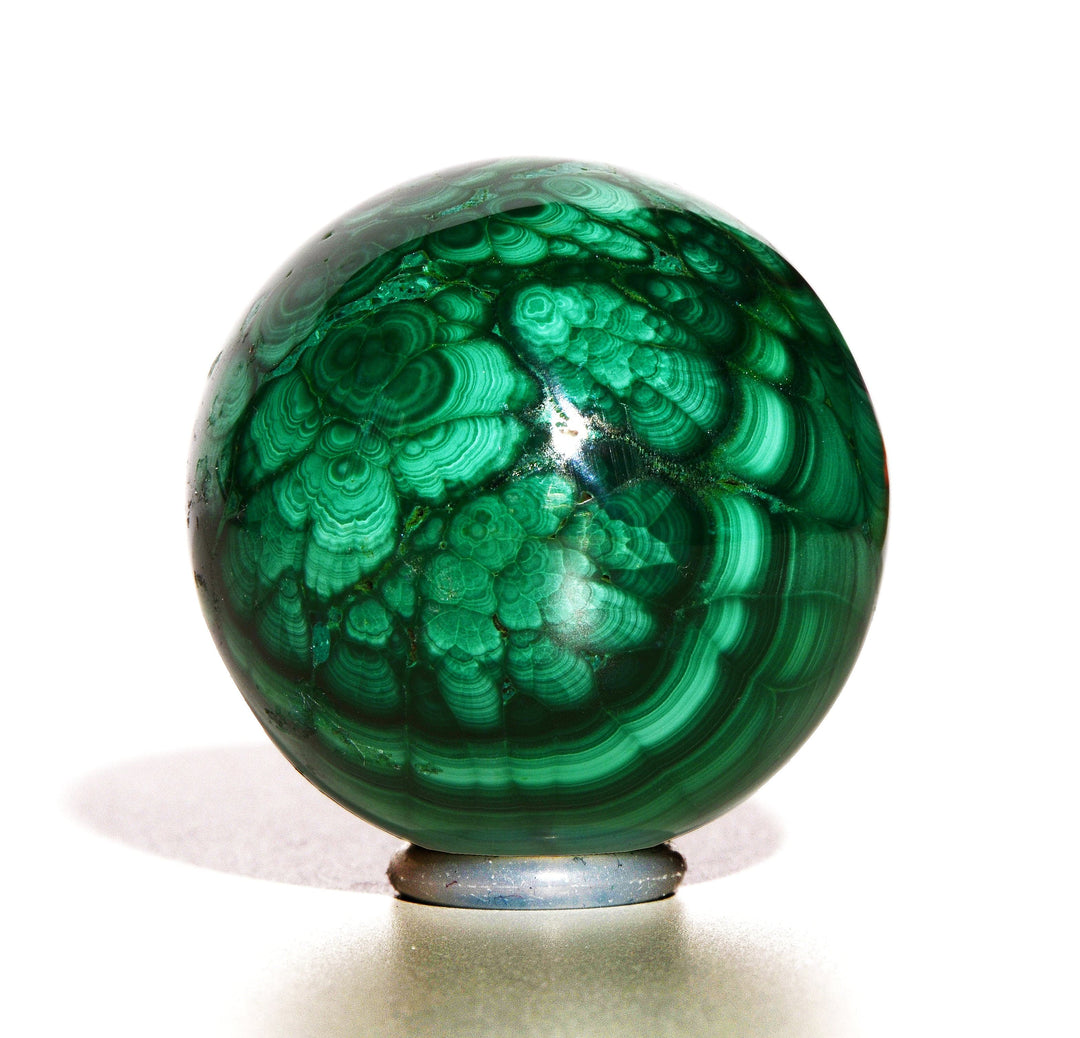 Malachite Sphere - Polished