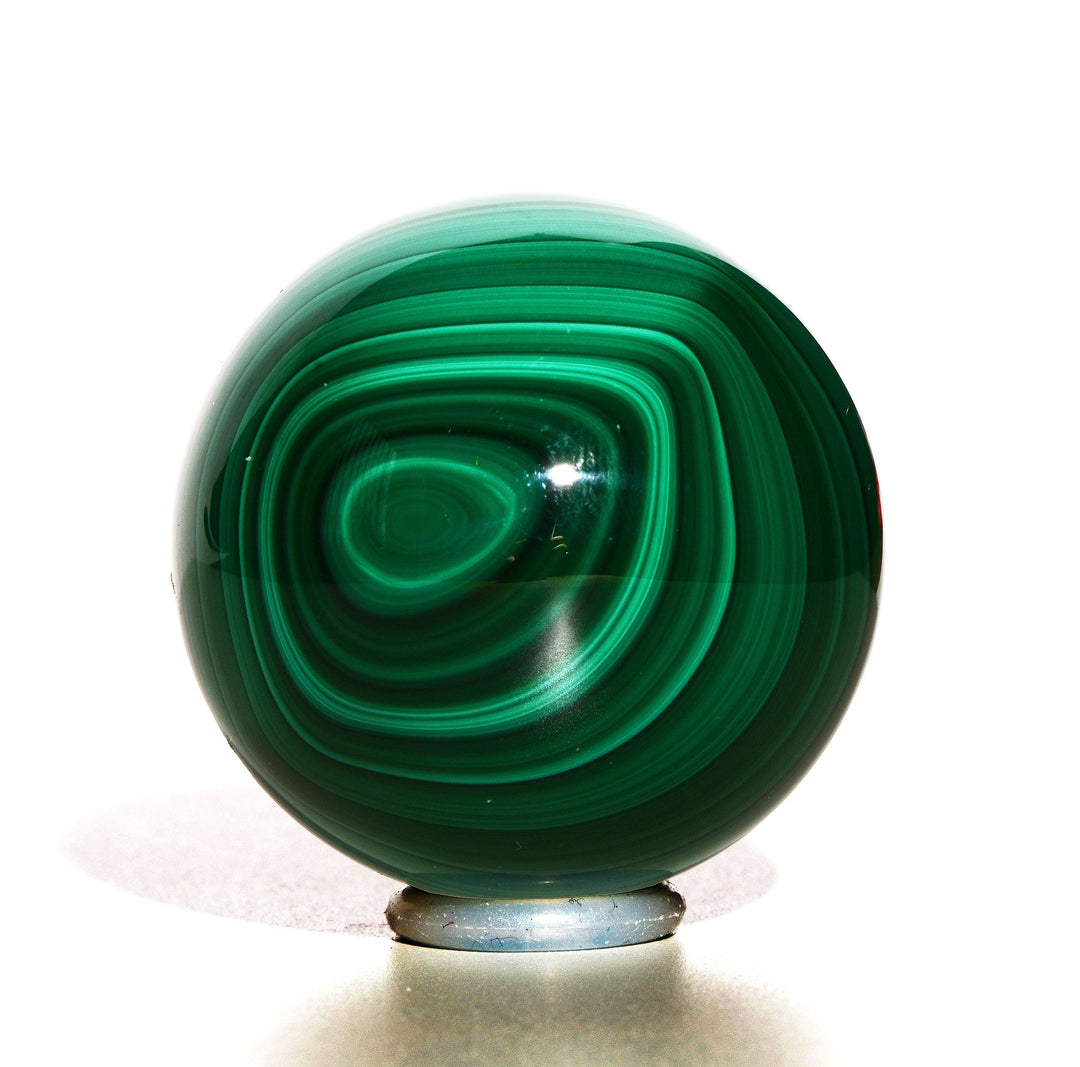 Malachite Sphere - Polished