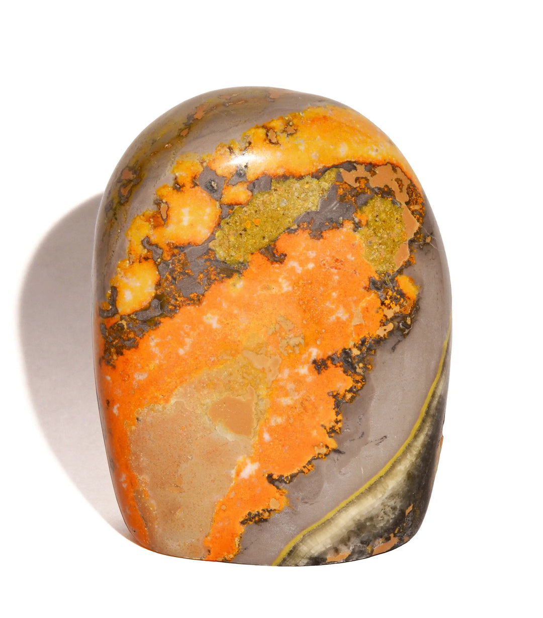 Bumble Bee Jasper Free Form - Polished - Flat Base