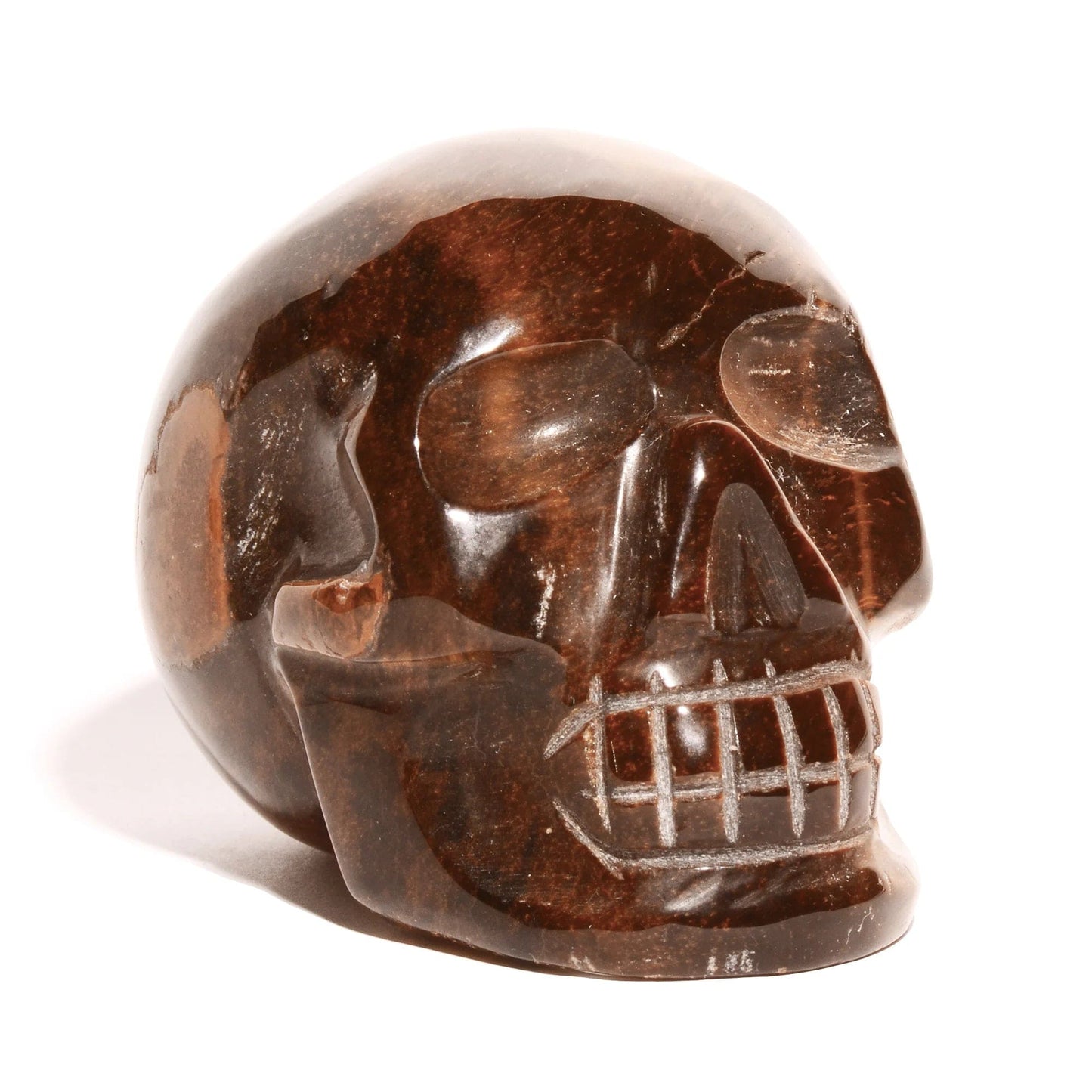 Tiger Eye Skull