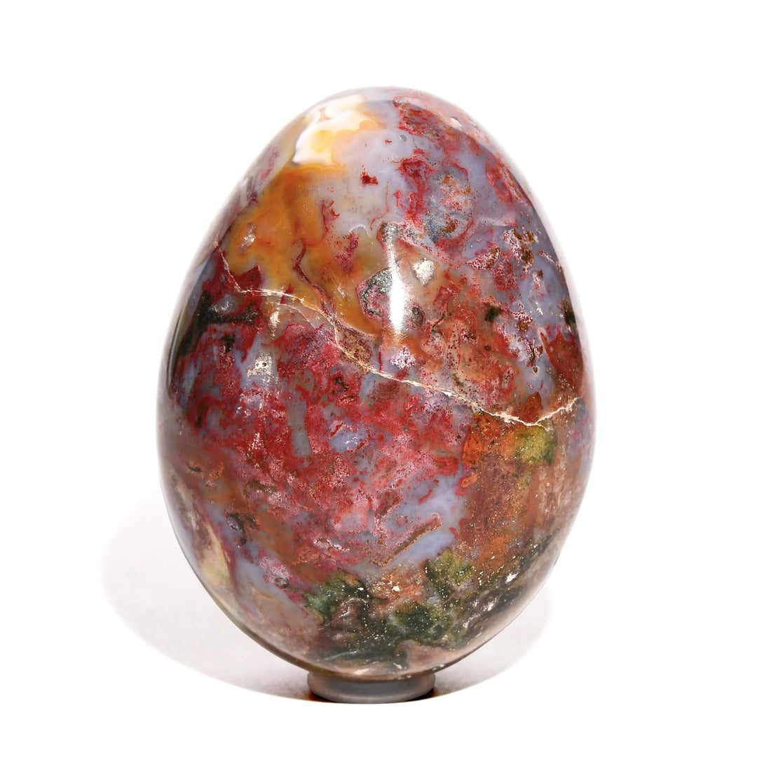 Ocean Jasper Egg - Polished