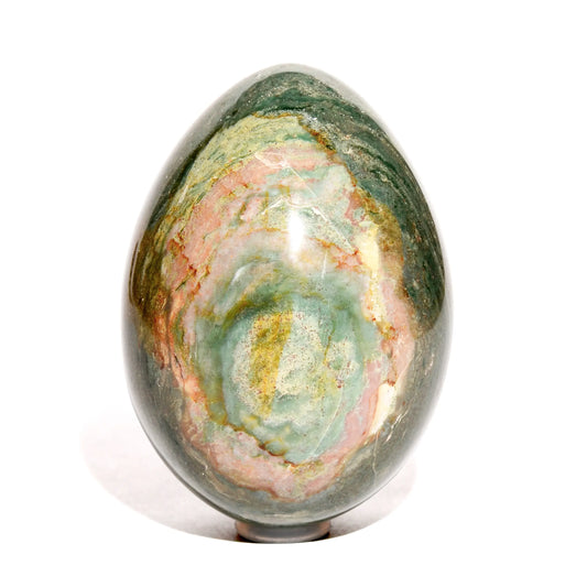 Ocean Jasper Egg - Polished