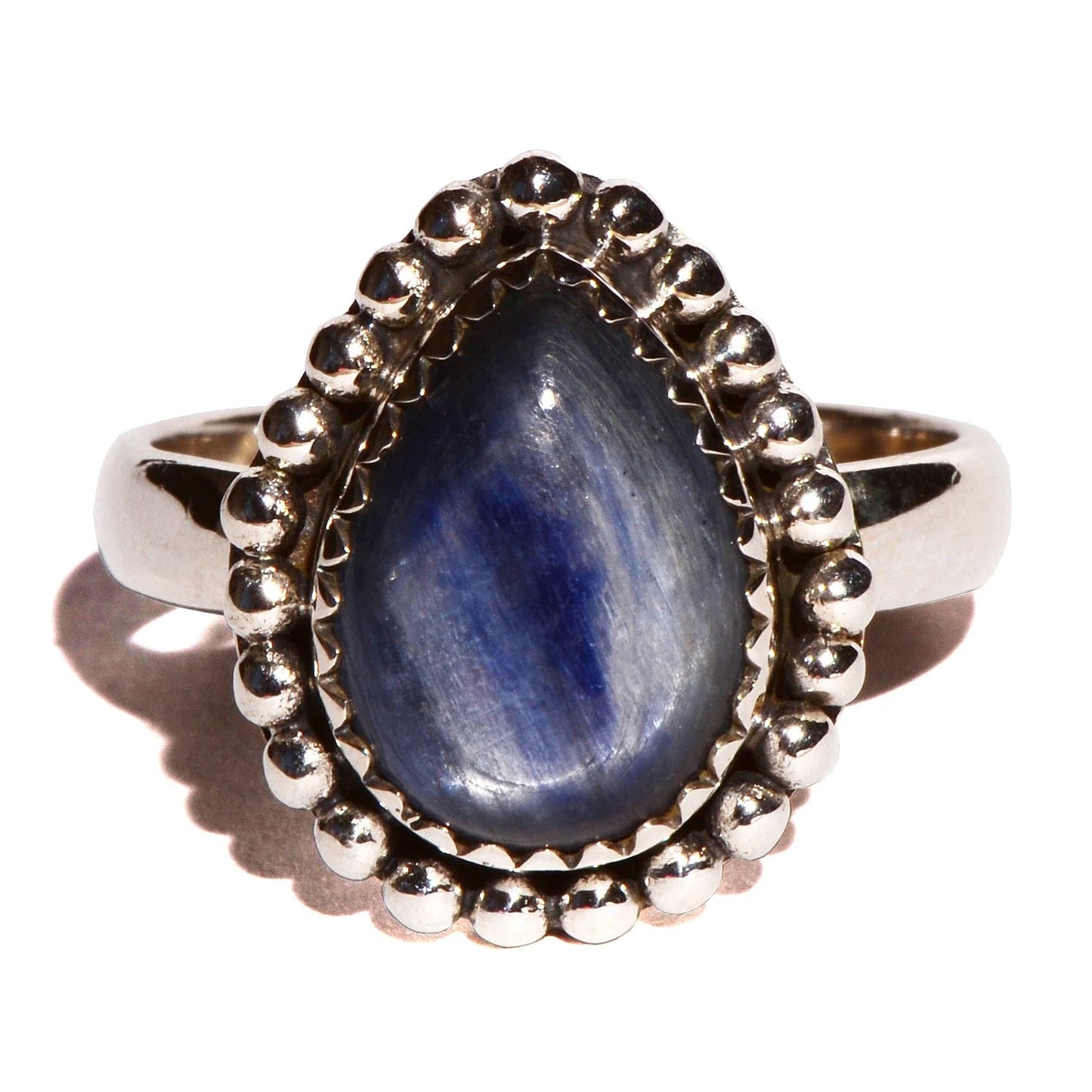 Blue Kyanite Sterling Silver Ring