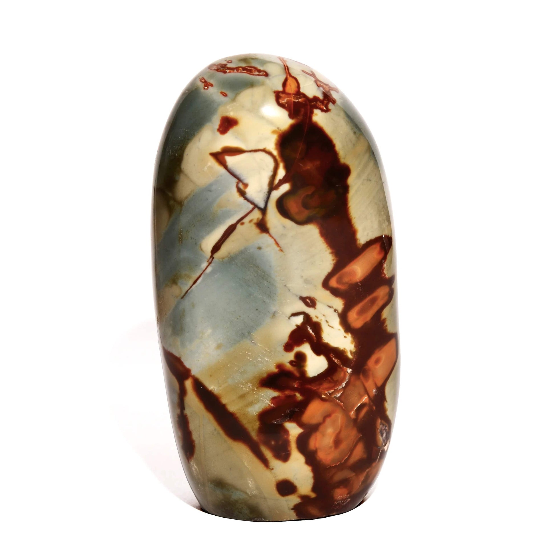 Fancy Jasper Free Form - Flat Base - Polished