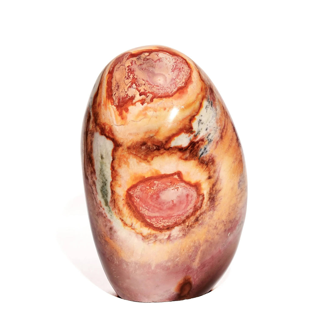 Fancy Jasper Free Form - Flat Base - Polished