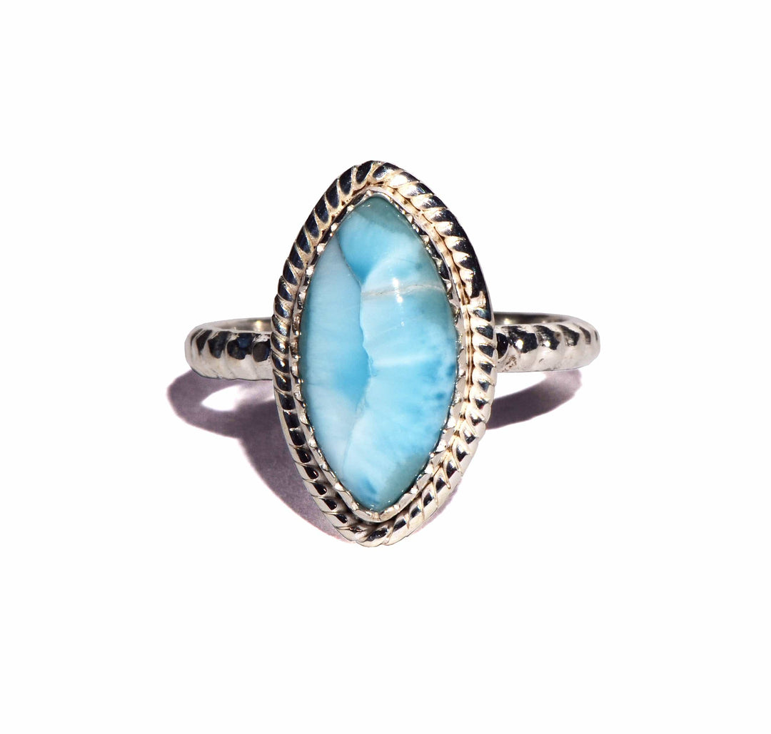 Larimar Sterling Silver Ring