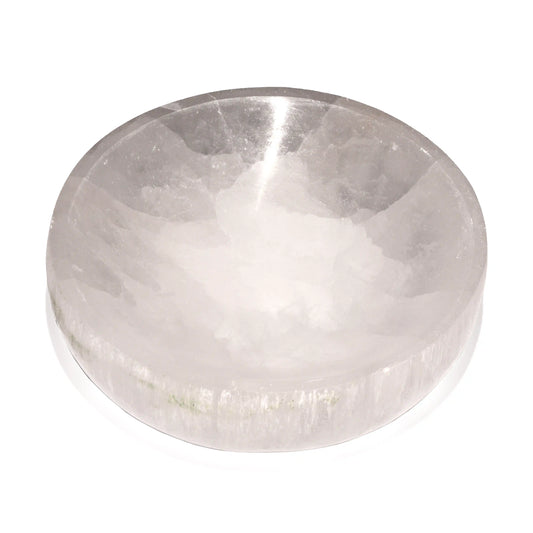 Selenite Bowl Polished Crystal Carving
