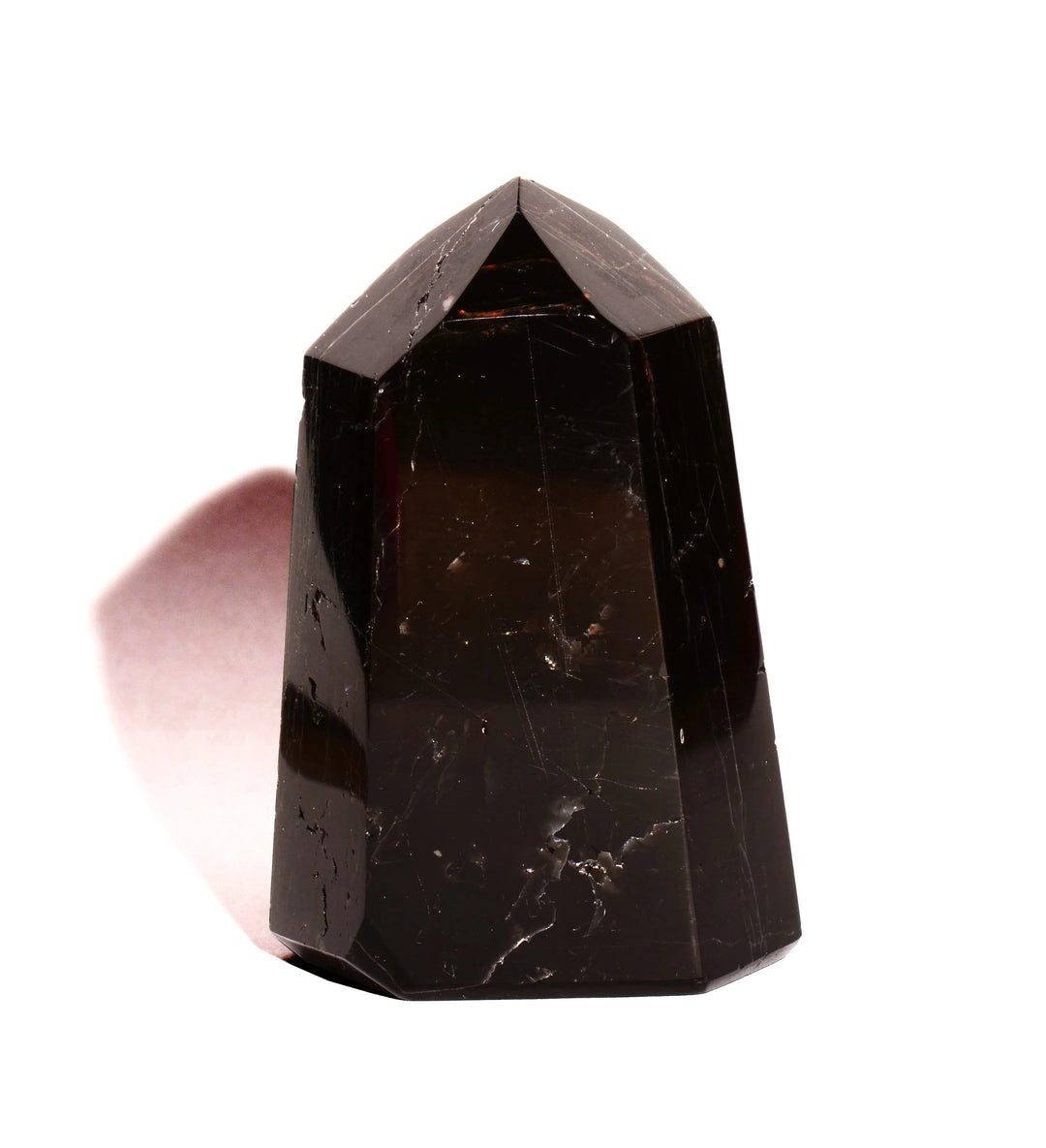 Black Tourmaline Polished Point
