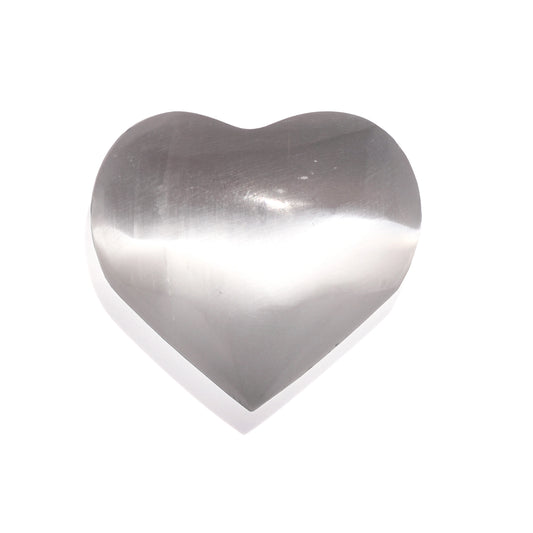 Selenite Heart - Polished Crystal
