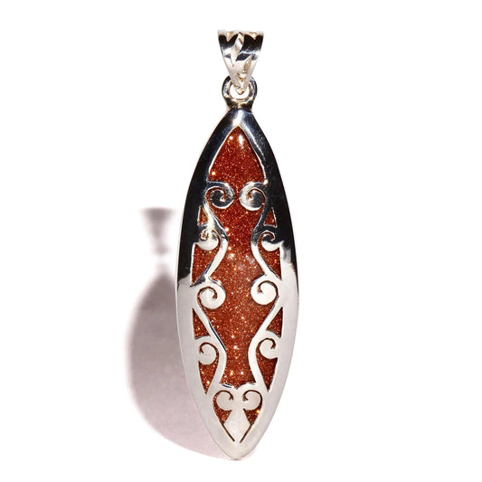 Goldstone Sterling Silver Pendant