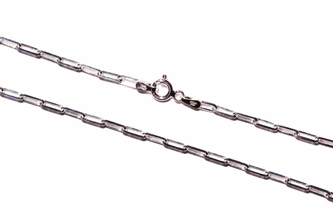 Sterling Silver Staple Chain