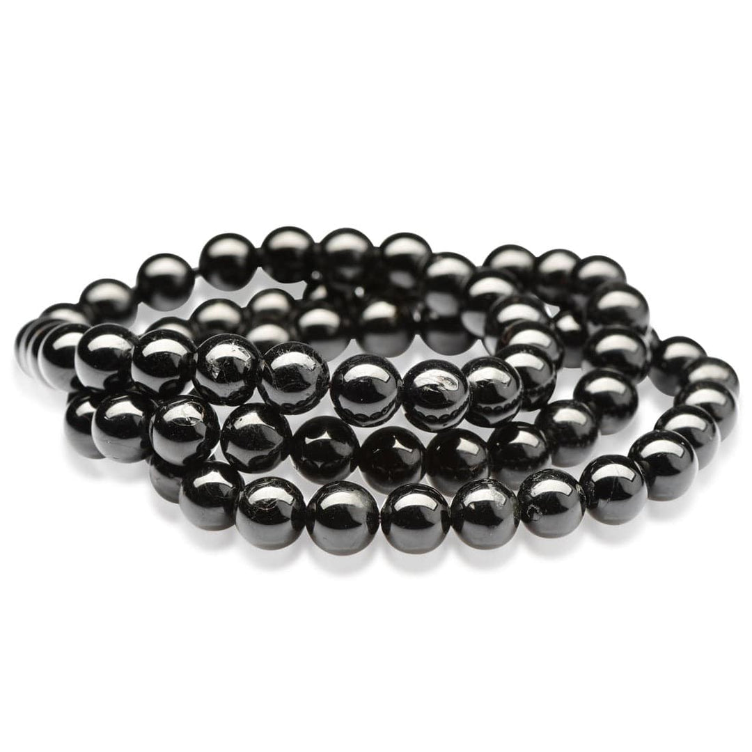 Black Tourmaline Beaded Bracelet