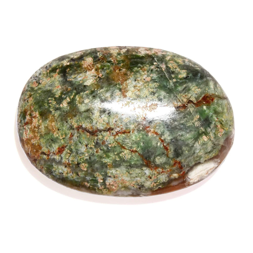 Chrysoprase Palm Stone - Polished