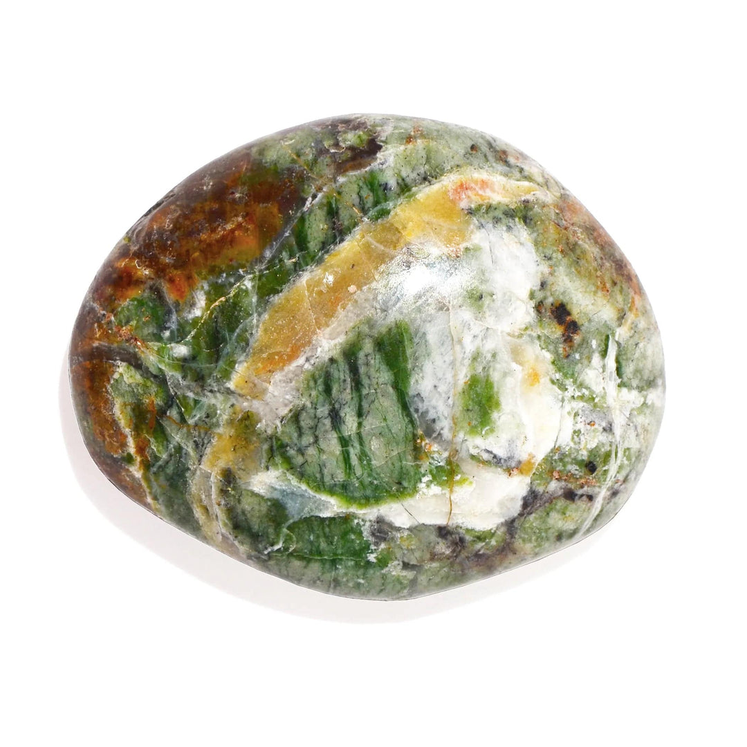 Chrysoprase Palm Stone - Polished