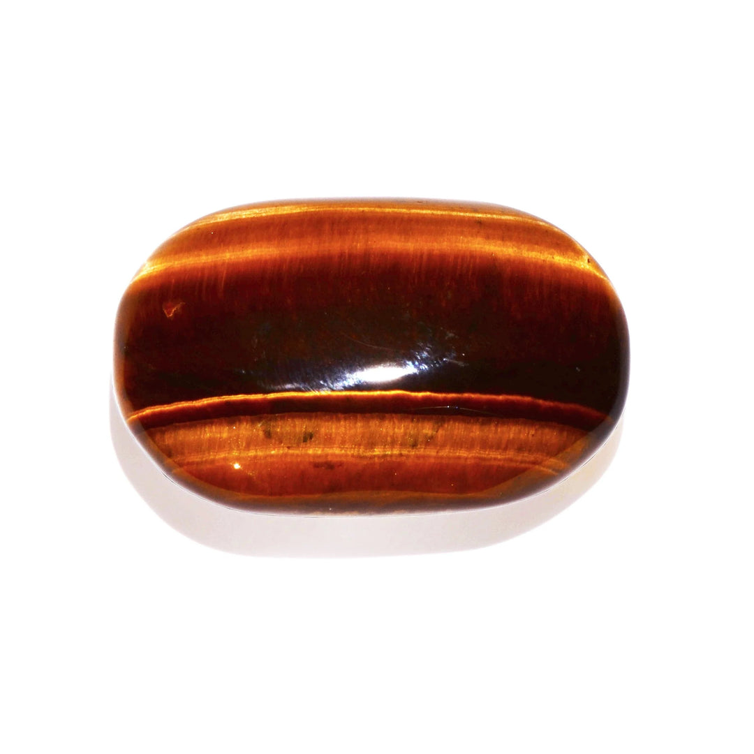 Tiger Eye Polished Palm Stone