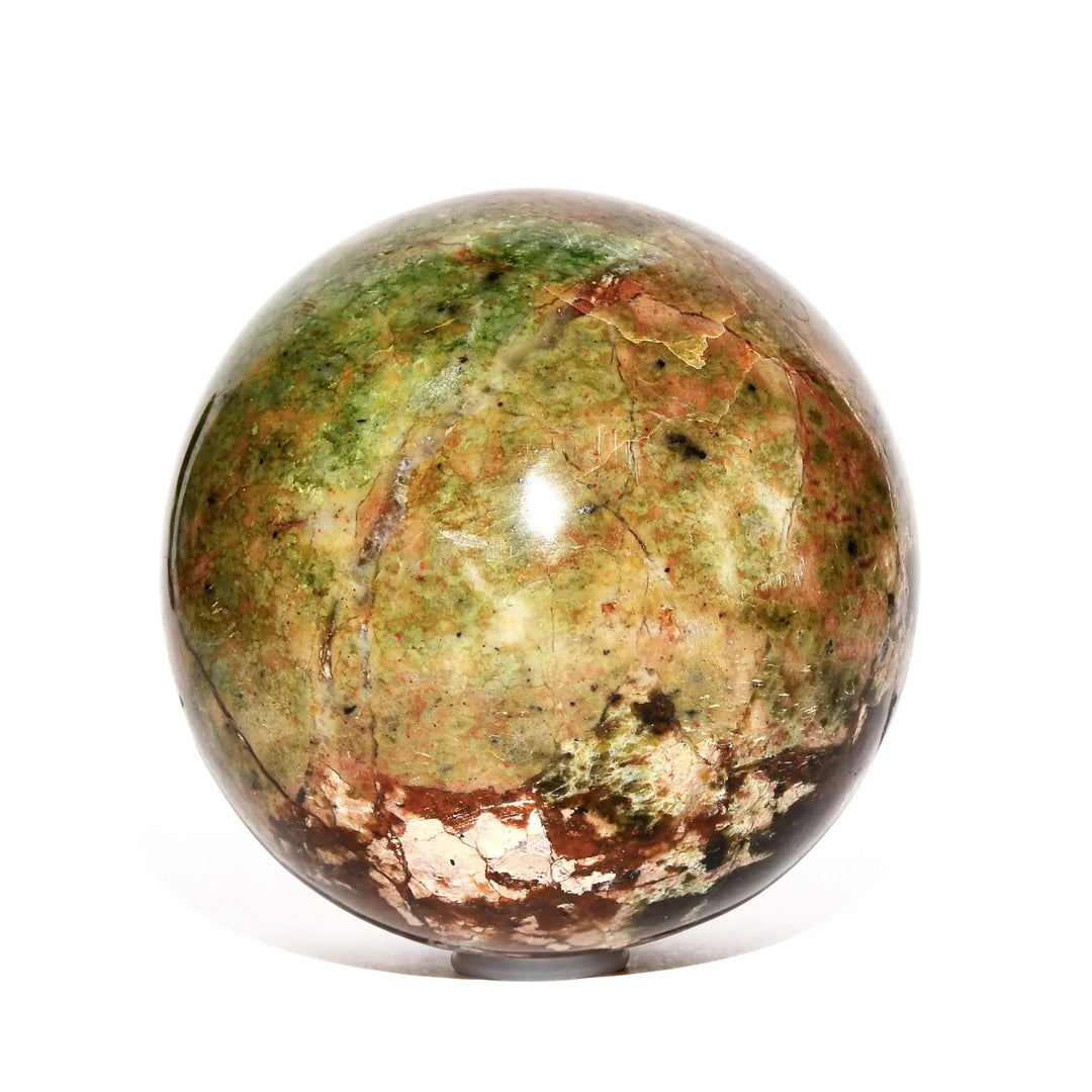Chrysoprase Sphere - Polished
