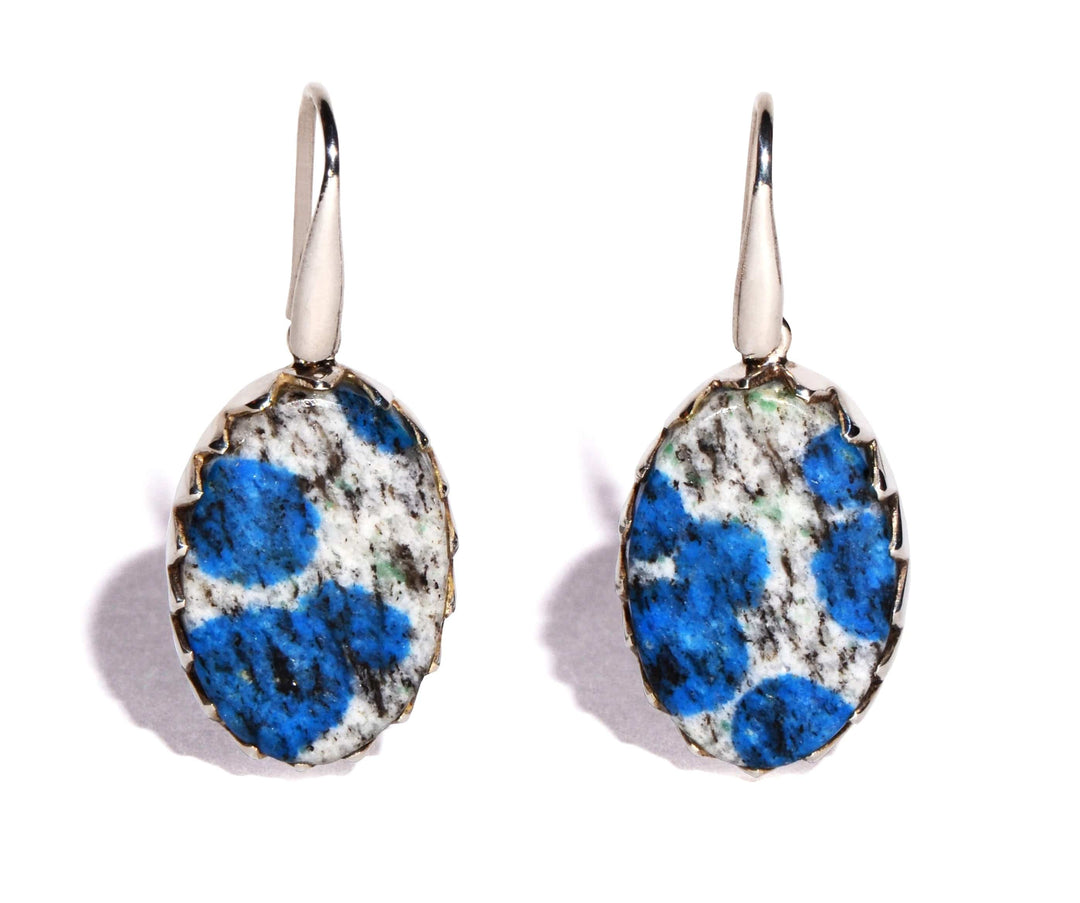 K2 Sterling Silver Earrings - Oval