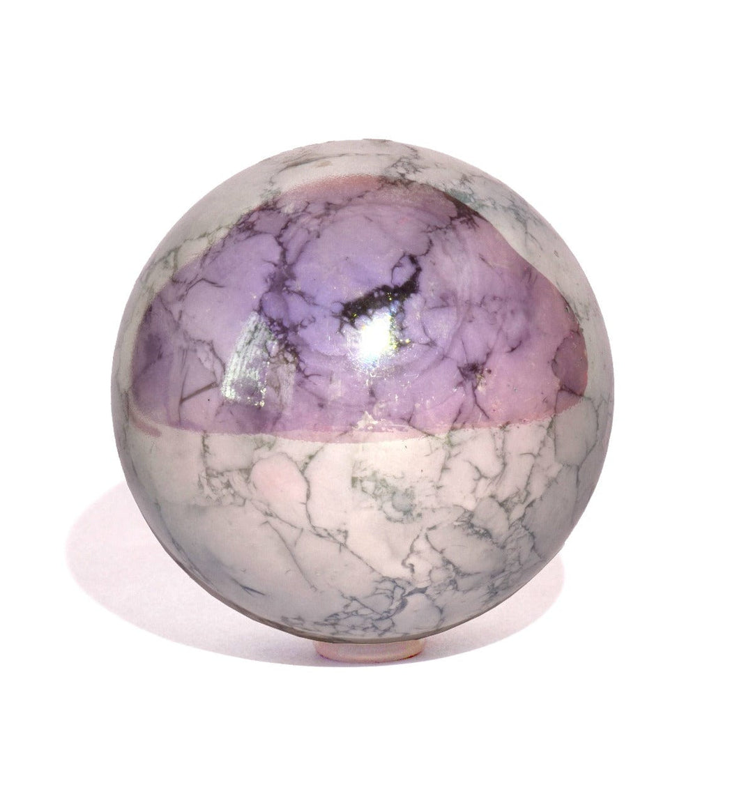 healing crystals: angel aura howlite sphere