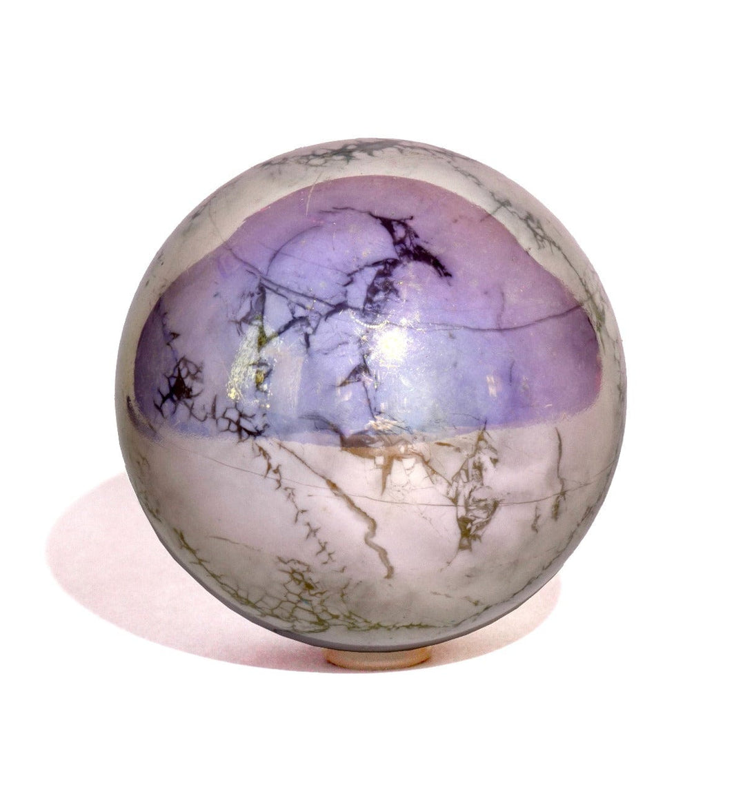 healing crystals: angel aura howlite sphere