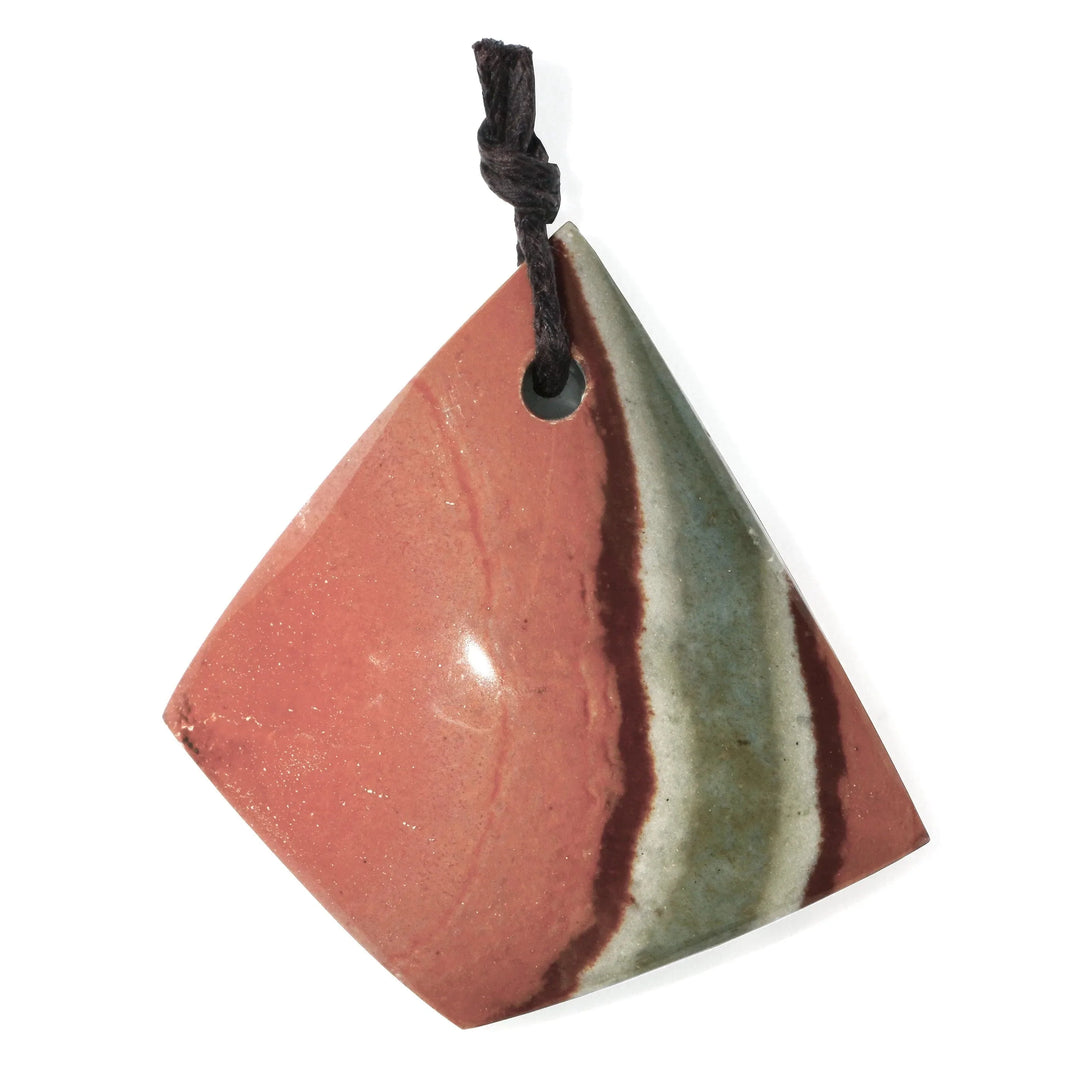 Fancy Jasper Drilled Pendant