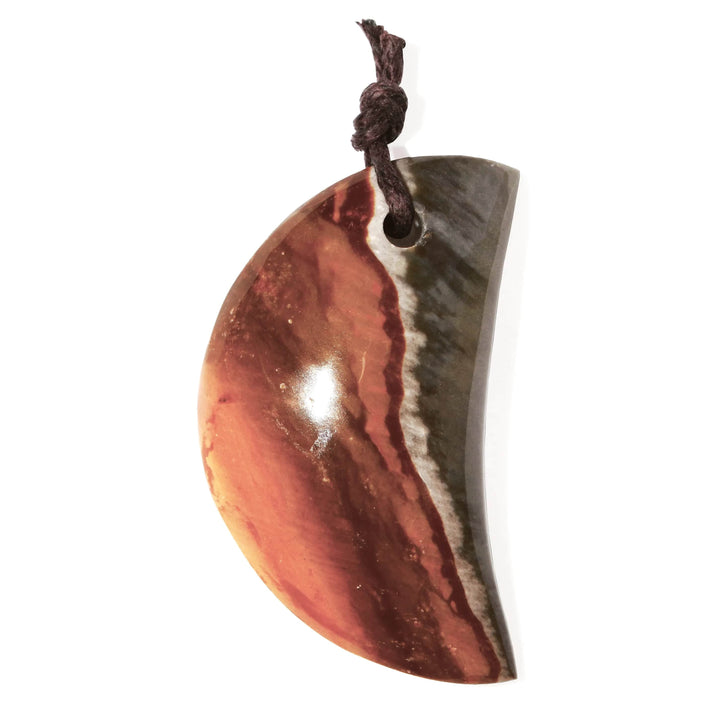 Fancy Jasper Drilled Pendant