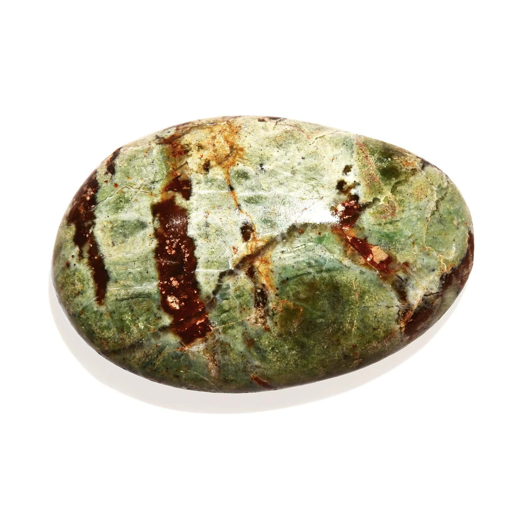 Chrysoprase Palm Stone - Polished
