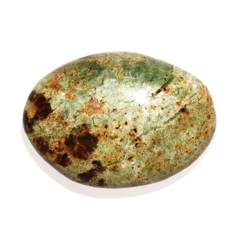 Chrysoprase Palm Stone - Polished
