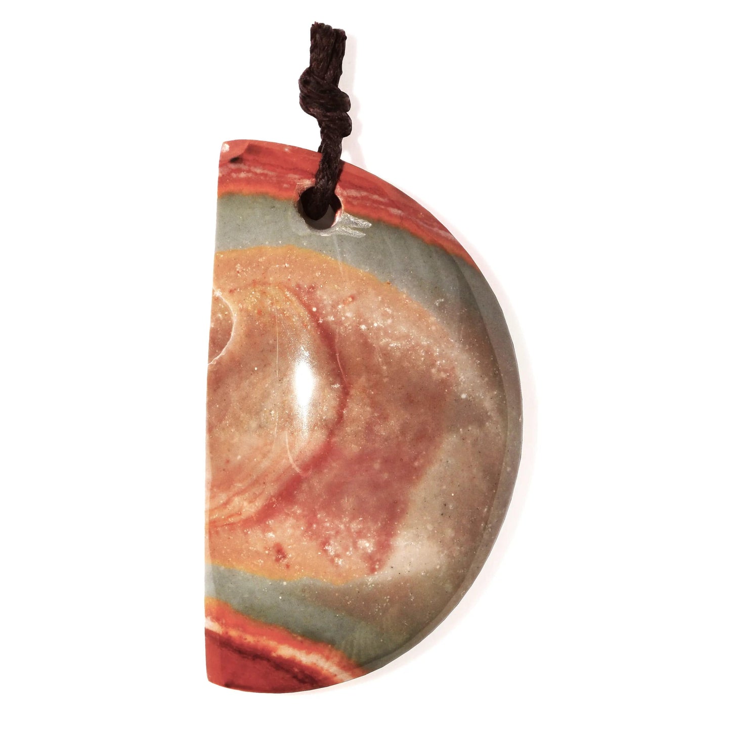 Fancy Jasper Drilled Pendant